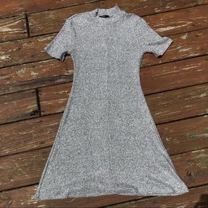 cute grey dress size large
